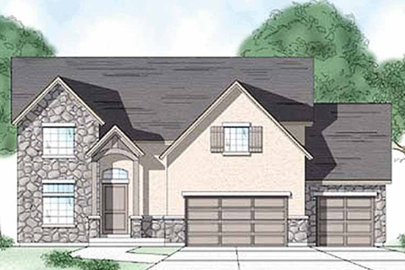 Home Plan - Exterior - Front Elevation 3 for Country House Plan #945-35 - 3 bed, 2.5 bath