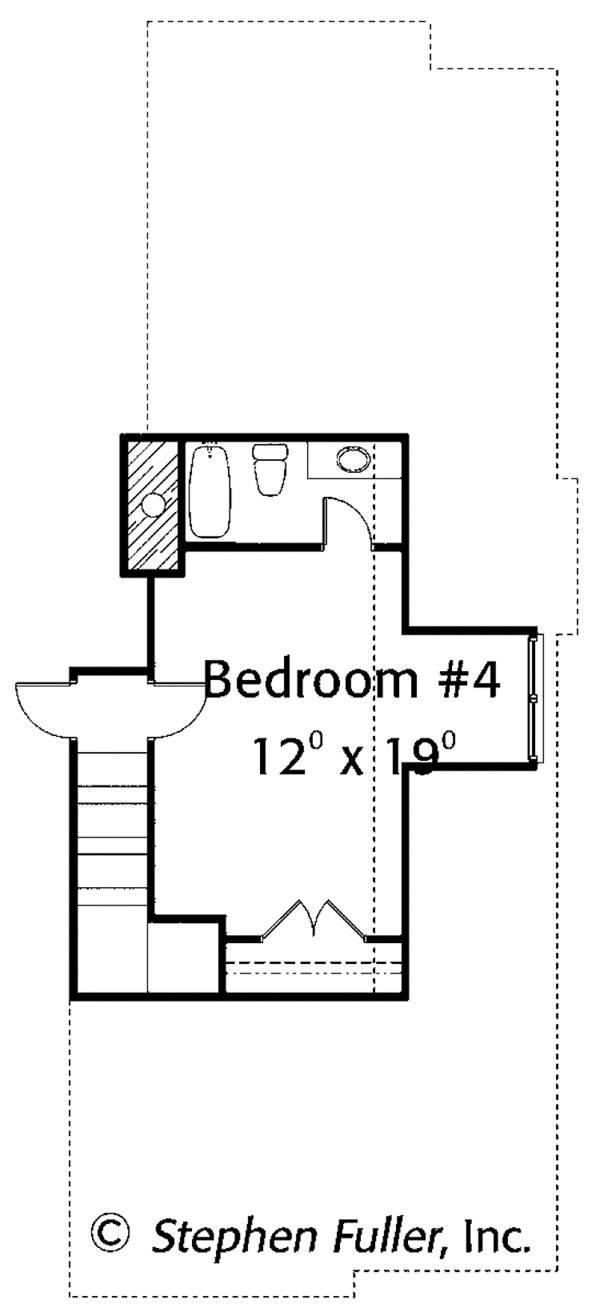 House Plan Design - Colonial Floor Plan - Upper Floor Plan #429-416
