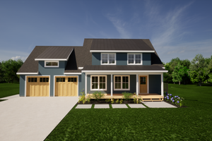 Craftsman Exterior - Front Elevation Plan #1116-22