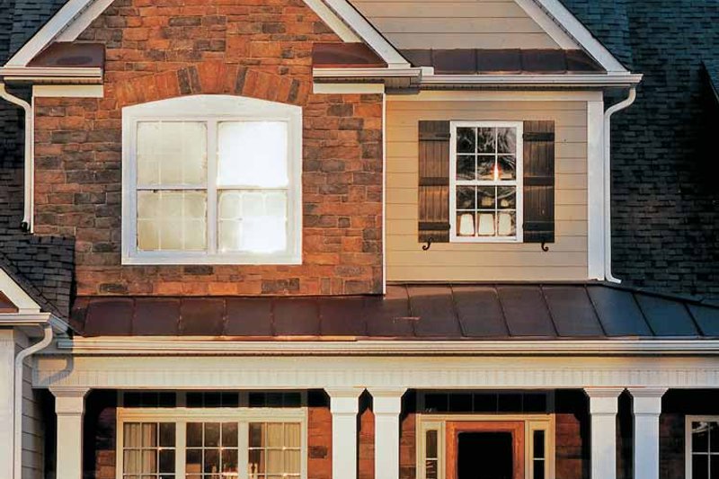 House Blueprint - Exterior - Front Elevation 7 for Country House Plan #927-854 - 4 bed, 3.5 bath
