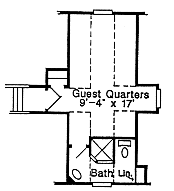 House Design - Country Floor Plan - Upper Floor Plan #410-3575