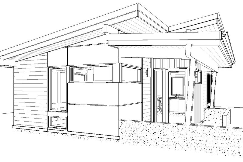 Architectural House Design - Exterior - Other Elevation for Modern House Plan #895-147 - 1 bed, 1 bath