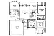 Ranch Style House Plan - 3 Beds 2 Baths 1920 Sq/Ft Plan #405-300 