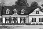 Country Style House Plan - 4 Beds 3.5 Baths 3759 Sq/Ft Plan #1054-17 