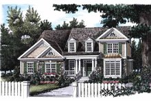 Architectural House Design - Country Exterior - Front Elevation Plan #927-657