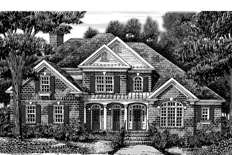 House Plan Design - Exterior - Front Elevation 8 for Traditional House Plan #927-573 - 4 bed, 3.5 bath