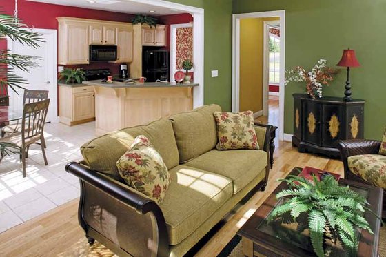 Interior - Family Room 1 for Country House Plan #929-672 - 3 bed, 2.5 bath