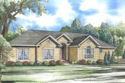 Traditional Style House Plan - 4 Beds 3 Baths 3052 Sq/Ft Plan #17-598 