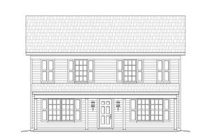 Exterior - Front Elevation 3 for Traditional House Plan #932-164 - 5 bed, 5 bath