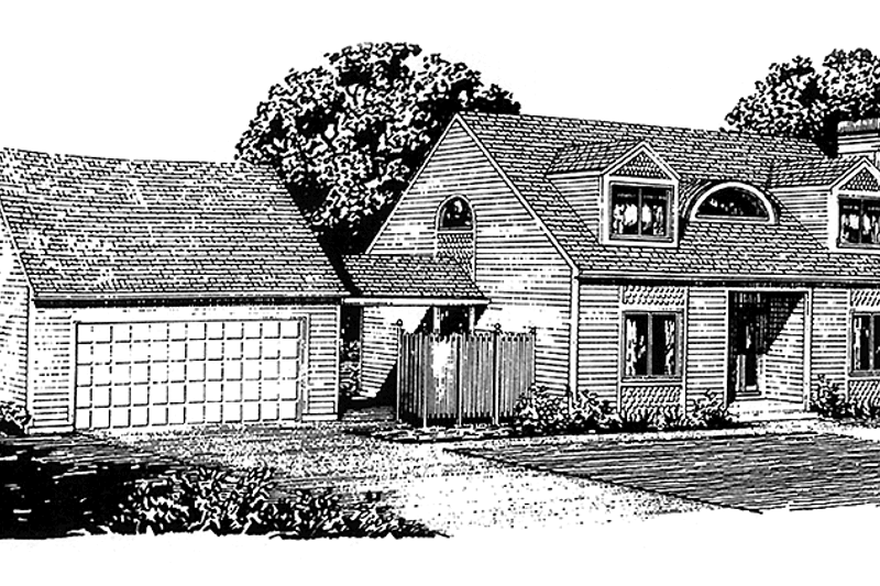 Home Plan - Colonial Exterior - Front Elevation Plan #320-1343