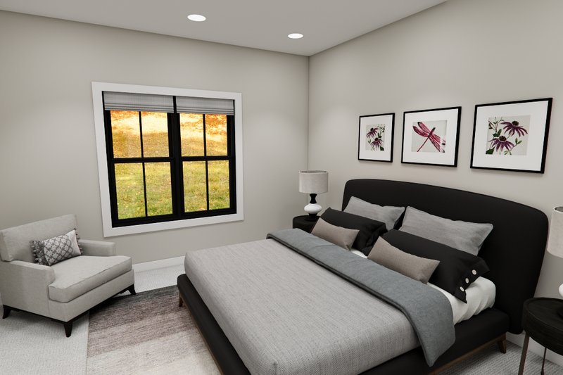 House Design - Interior - Master Bedroom for Craftsman House Plan #51-1403 - 3 bed, 2 bath