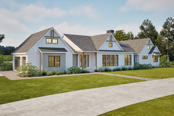 Exterior - Other Elevation 1 for Farmhouse House Plan #1105-12 - 3 bed, 2.5 bath