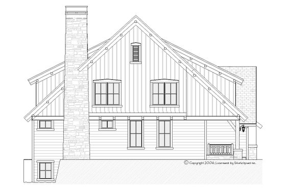Exterior - Other Elevation 1 for Craftsman House Plan #901-4 - 4 bed, 3.5 bath