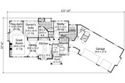 European Style House Plan - 4 Beds 3.5 Baths 4552 Sq/Ft Plan #51-547 