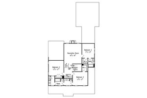 Floor Plan - Upper Floor for Farmhouse House Plan #927-40 - 4 bed, 3.5 bath