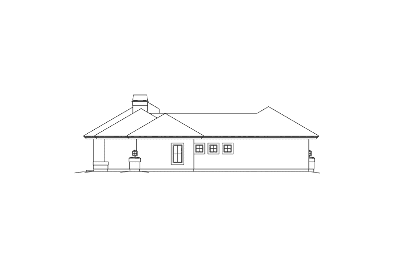 Dream House Plan - Exterior - Other Elevation 1 House Plan #57-602 - 3 bed, 2.5 bath