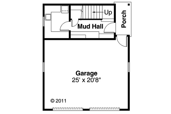 Craftsman Floor Plan - Other Floor Plan #124-556
