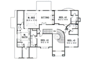 European Style House Plan - 4 Beds 4.5 Baths 4373 Sq/Ft Plan #67-623 