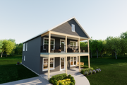 Country Style House Plan - 3 Beds 2.5 Baths 1969 Sq/Ft Plan #1116-24 Exterior 