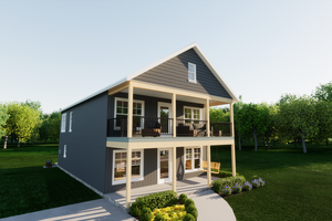 Exterior - Other Elevation for Country House Plan #1116-24 - 3 bed, 2.5 bath