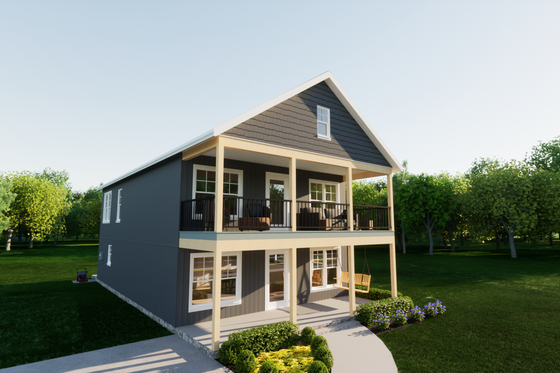 Exterior - Other Elevation for Country House Plan #1116-24 - 3 bed, 2.5 bath