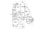 Mediterranean Style House Plan - 7 Beds 8.5 Baths 7502 Sq/Ft Plan #420-197 