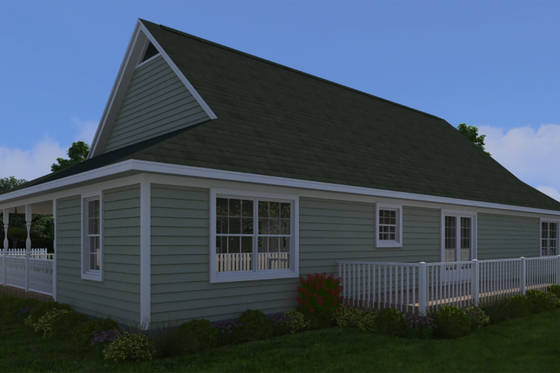 Exterior - Other Elevation 3 for Farmhouse House Plan #1082-9 - 3 bed, 2.5 bath