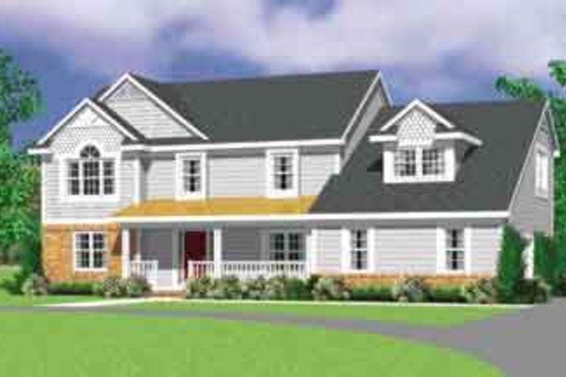 Home Plan - Traditional Exterior - Front Elevation Plan #72-479