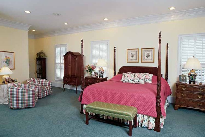House Blueprint - Interior - Bedroom for Classical House Plan #54-189 - 4 bed, 3.5 bath
