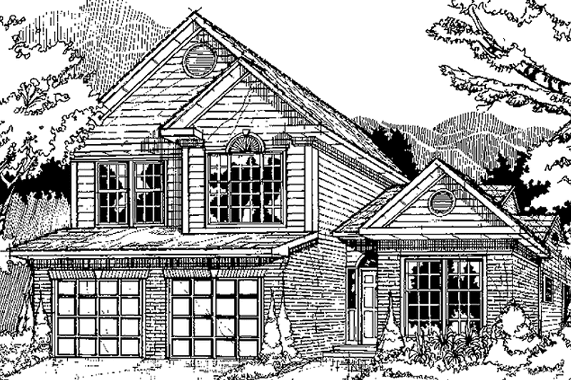 Home Plan - Traditional Exterior - Front Elevation Plan #953-109