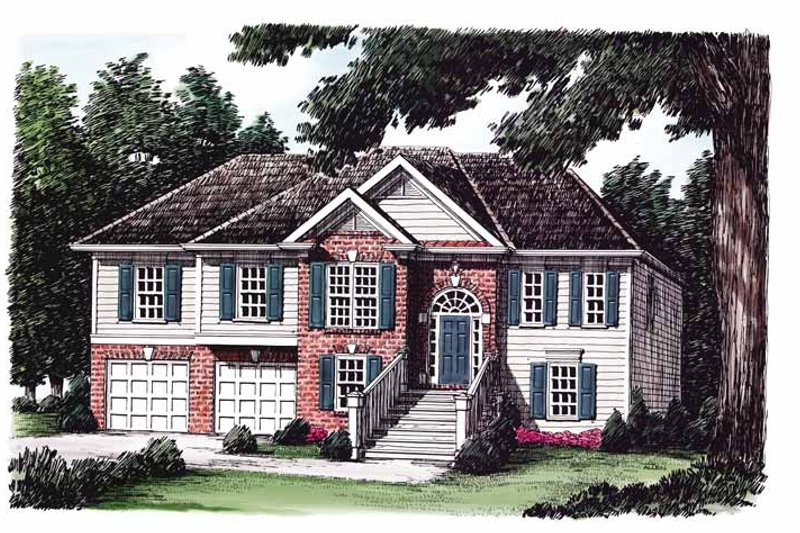 Dream House Plan - Colonial Exterior - Front Elevation Plan #927-214