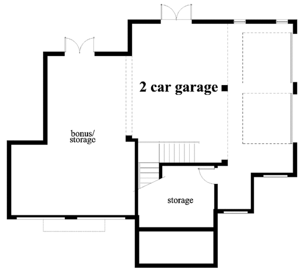 Home Plan - Mediterranean Floor Plan - Lower Floor Plan #930-115