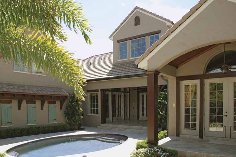 Home Plan - Exterior - Rear Elevation 1 for Country House Plan #1019-9 - 5 bed, 5 bath