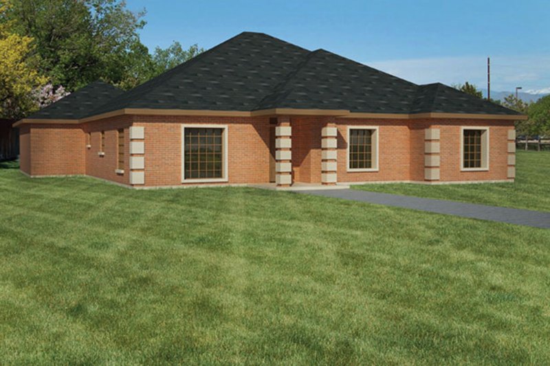Home Plan - Ranch Exterior - Front Elevation Plan #1061-22