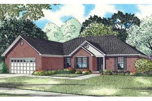 Country Exterior - Front Elevation Plan #17-3304