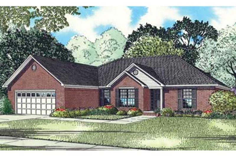 Dream House Plan - Country Exterior - Front Elevation Plan #17-3304