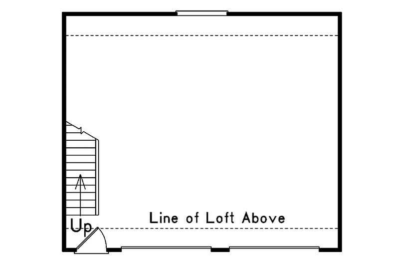 Home Plan - Floor Plan - Main Floor for Colonial House Plan #57-634, 0 bath
