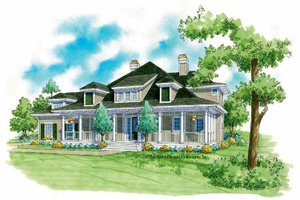 Victorian Exterior - Front Elevation Plan #930-242