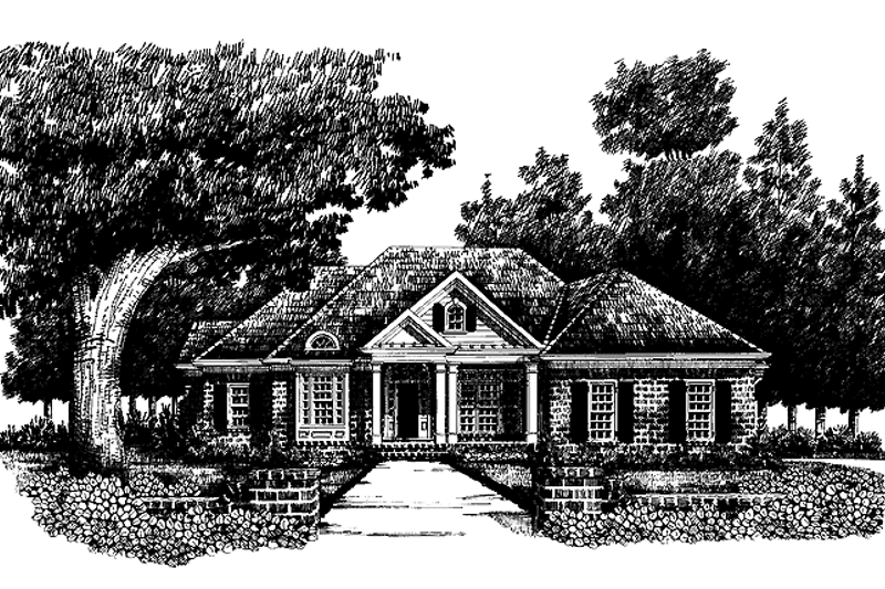 Home Plan - Exterior - Front Elevation 3 for Colonial House Plan #927-317 - 4 bed, 3 bath