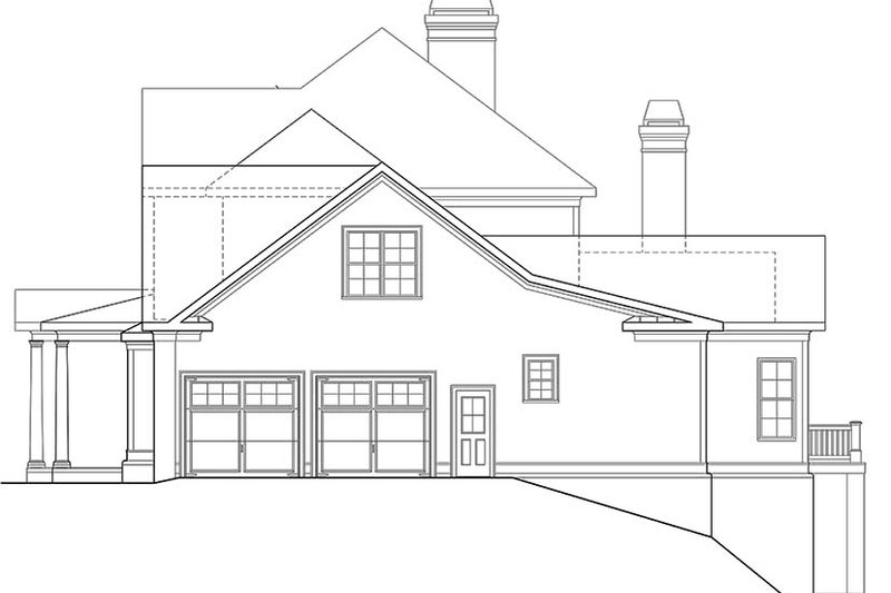 Architectural House Design - Exterior - Other Elevation for Traditional House Plan #927-963 - 4 bed, 5 bath