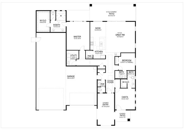 Contemporary Floor Plan - Main Floor Plan #53-737