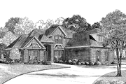 Traditional Style House Plan - 4 Beds 3 Baths 3206 Sq/Ft Plan #17-2811 