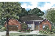 European Style House Plan - 3 Beds 2 Baths 1786 Sq/Ft Plan #17-3172 