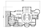 European Style House Plan - 4 Beds 2.5 Baths 6175 Sq/Ft Plan #138-221 