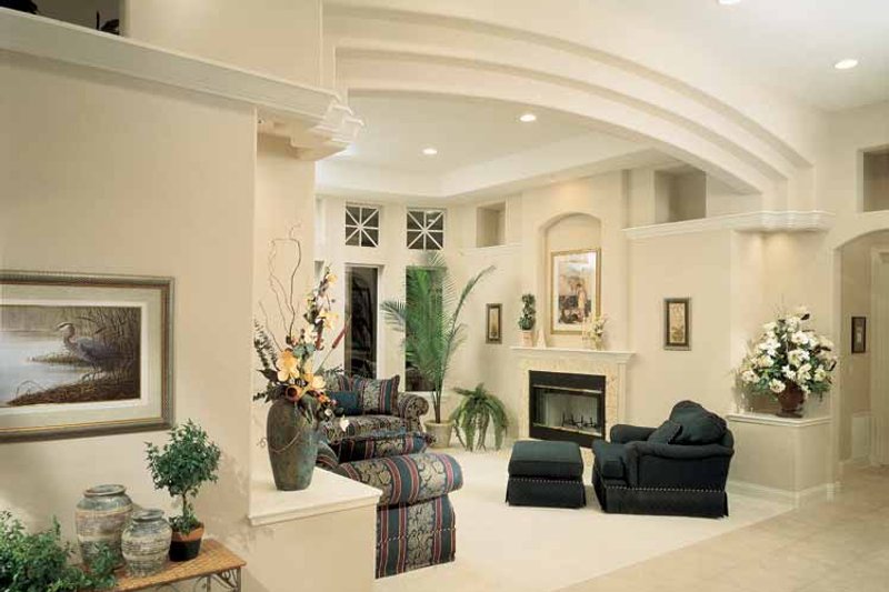 Dream House Plan - Interior - Family Room for Mediterranean House Plan #1039-5 - 4 bed, 4 bath