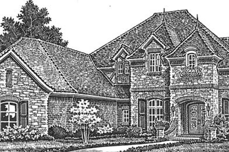 Dream House Plan - European Exterior - Front Elevation Plan #310-1277