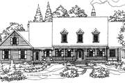 Country Style House Plan - 4 Beds 3.5 Baths 3699 Sq/Ft Plan #929-413 