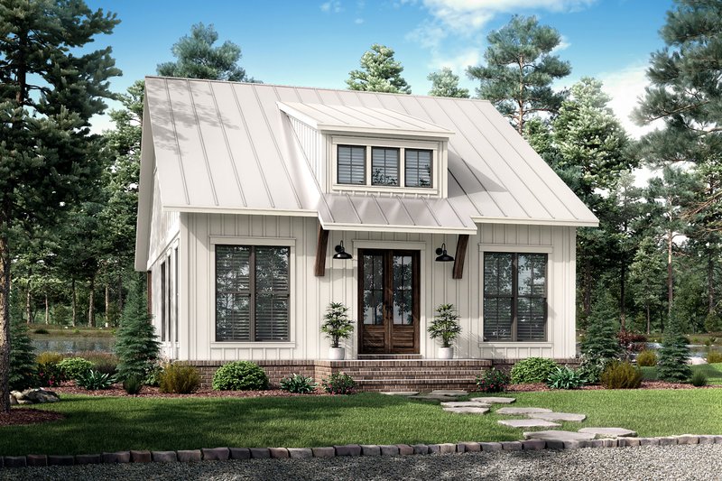 Home Plan - Farmhouse Exterior - Front Elevation Plan #430-238