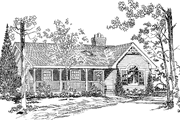 Country Style House Plan - 3 Beds 2 Baths 1475 Sq/Ft Plan #47-699 