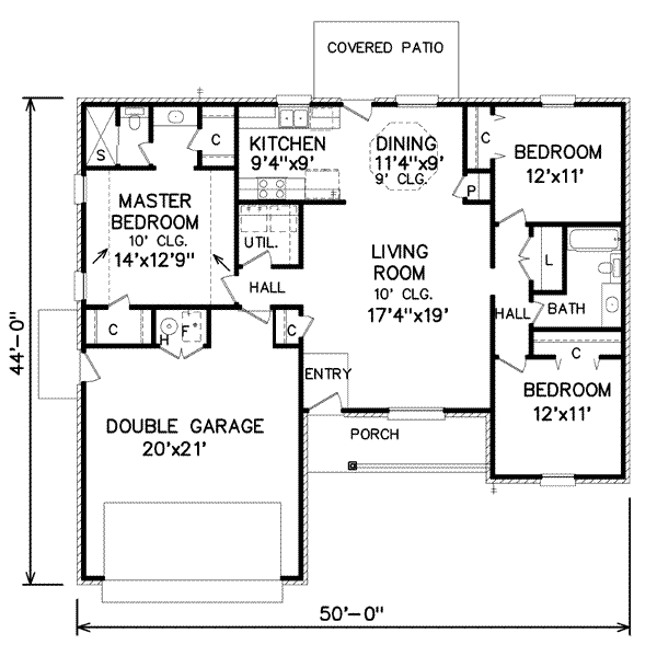Traditional Floor Plan - Main Floor Plan #65-279